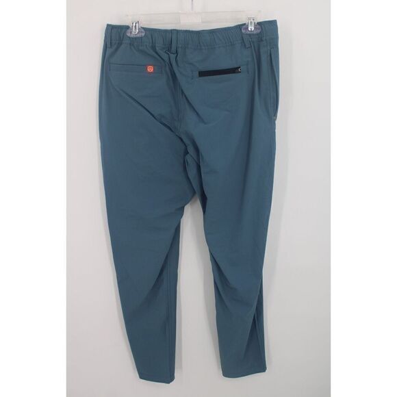 SKY MANUFACTURING BLUE NYLON STRETCH HIKING JOGGING PANTS SIZE M NWT SAMPLE - Picture 6 of 9